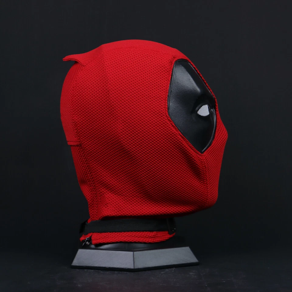 Cosplay High Quality Deadpool Full Face Mask Perspective Breathable Knit Hood - Image 3 of 4