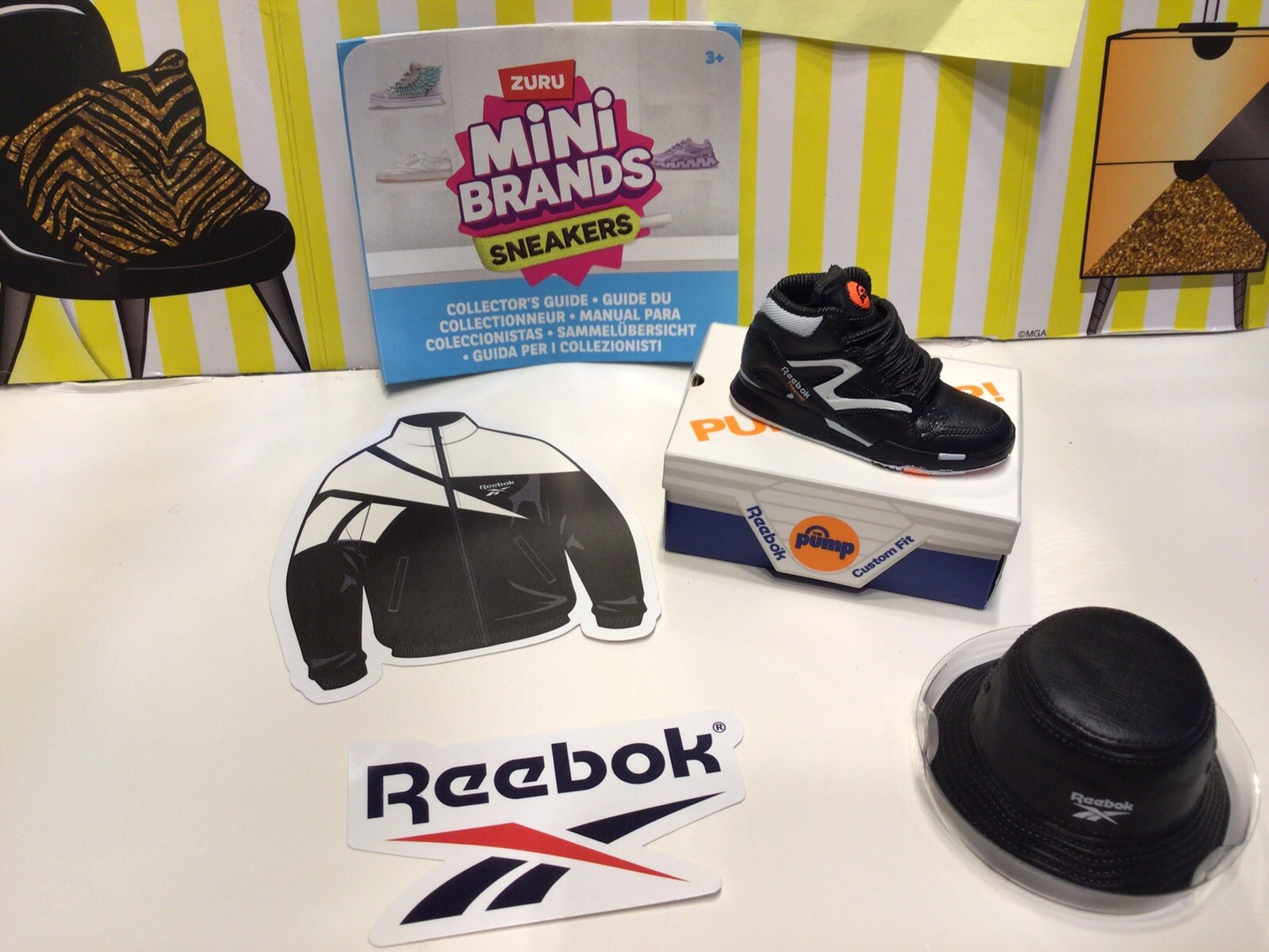 Reebok Sneakers Mini Brands Collectible Toy Shoes  