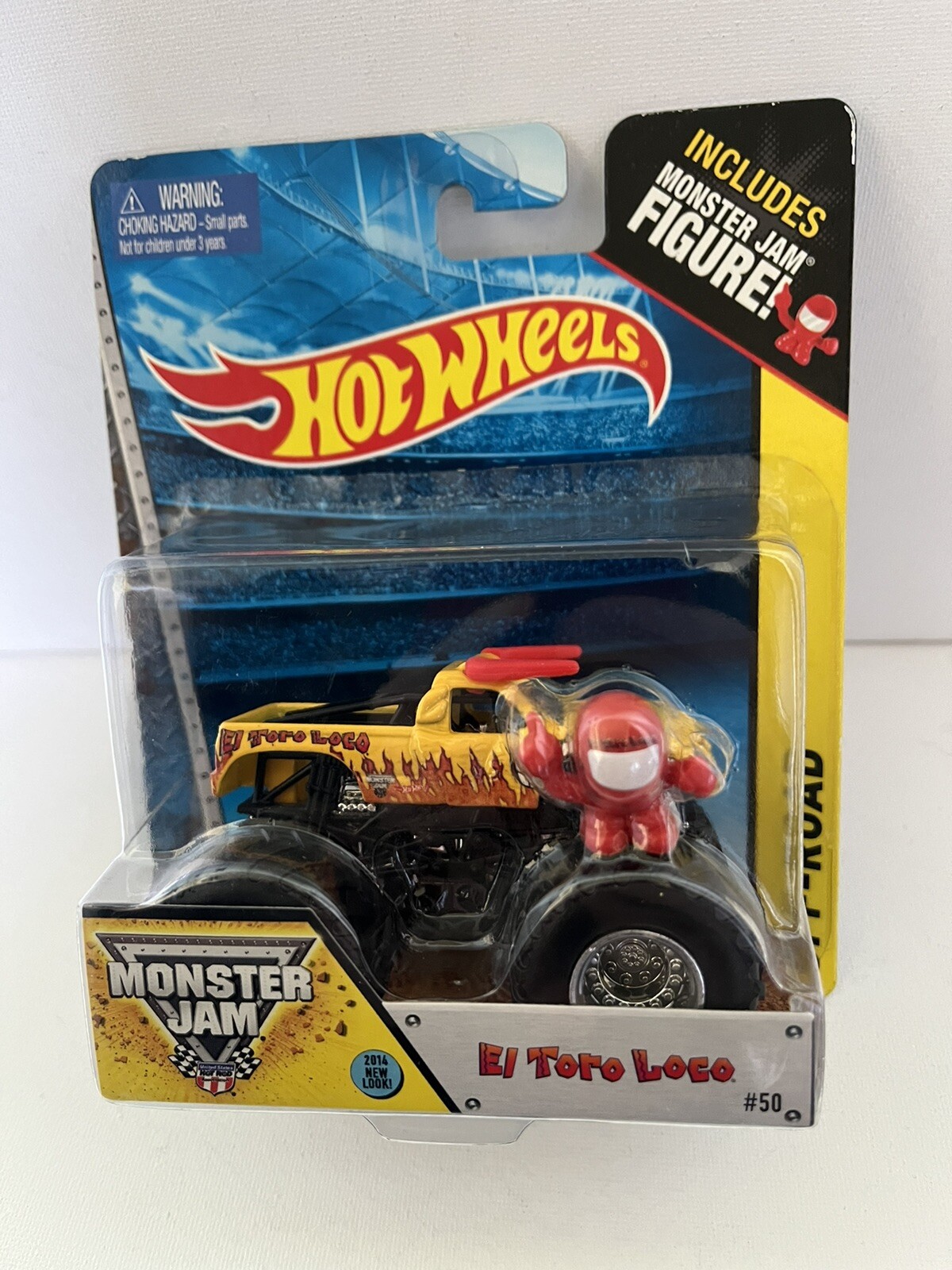 Hot Wheels 2013 Monster Jam El Toro Loco 164 Diecast Truck with Figurine New Sealed  