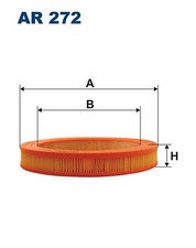 FILTRON AR 272 Luftfilter f&uuml;r DAIHATSU,TOYOTA