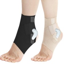 Image of Reinforced Adjustable Ankle Brace with Orthopedic Design for Tendons Protections