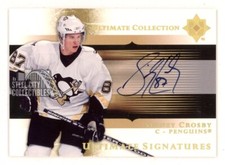 Sidney Crosby 2005-06 Upper Deck Ultimate Collection Autograph Rookie Card #USSC