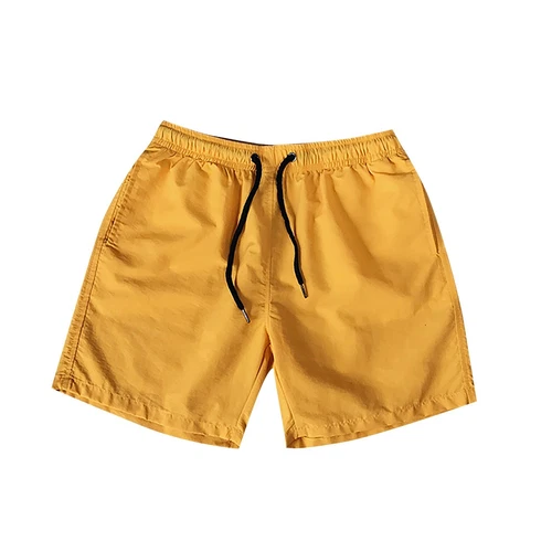 Herren Freizeit Lose Shorts Taschen Kordelzug Einfarbig Strand Basic Shorts - Bild 19 von 64