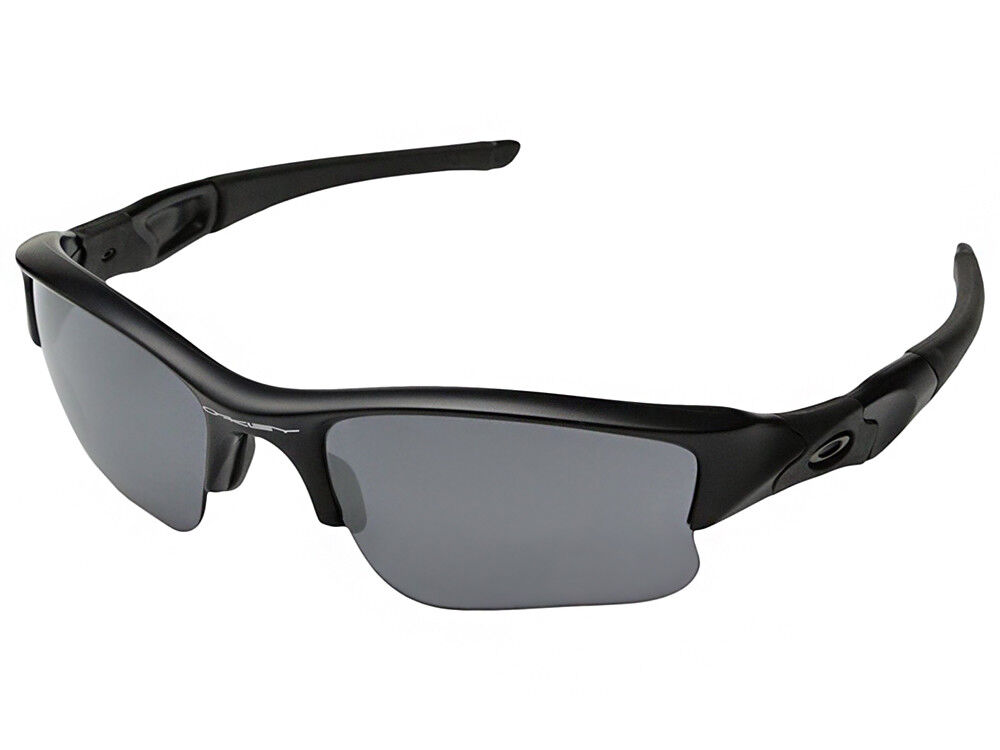 mere og mere revidere ven Oakley Flak Jacket XLJ Sunglasses 24-434 Matte Black/Black Iridium | eBay