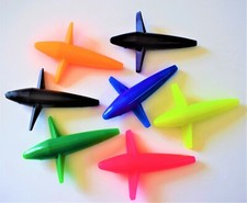 7 pcs 5" Unrigged Trolling Bird Teaser Tuna,Marlin Saltwater Lures Random Colors