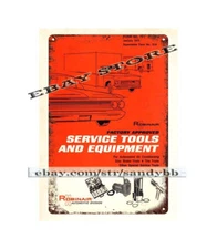 1973 Robinair Service Tools and Equipment woodworkers metal work metal tin sign