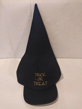 Halloween Costume Witch Hat Cap Trick Or Treat One Size Adjustable Men Women 