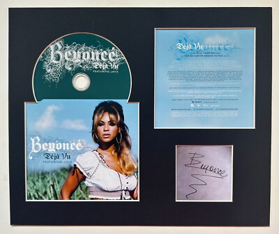 BEYONCE - Signed Autographed - DEJA VU - Album Display