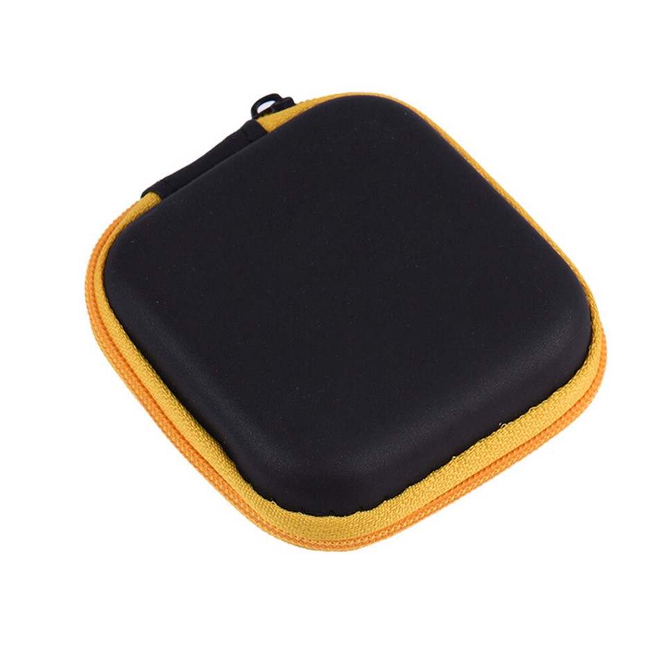 Headphones Wired Earbuds Earphone Pouch Storage Case Small Bag Travel