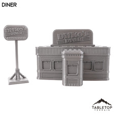 Diner - Marvel Crisis Protocol Building - Tabletop Terrain MCP Modern Urban