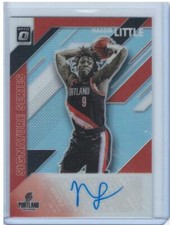Nassir Little 2019-20 Donruss Optic #SS-NLT Signature Series AU Trail Blazers