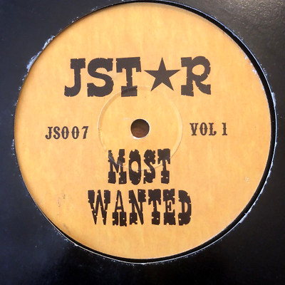 Jstar - Most Wanted Volume 1 - 12 Vinyl EP Record 2005 UK
