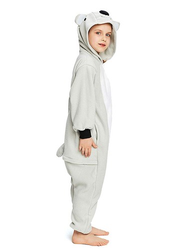 CANASOUR Koala Costumes Kids For Boys and Girls Soft Hooded One-piece pajamas - Picture 16 of 34