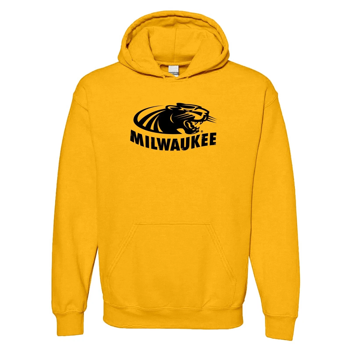 UW-Milwaukee Primary Logo - NCAA University Hoodie - Gold