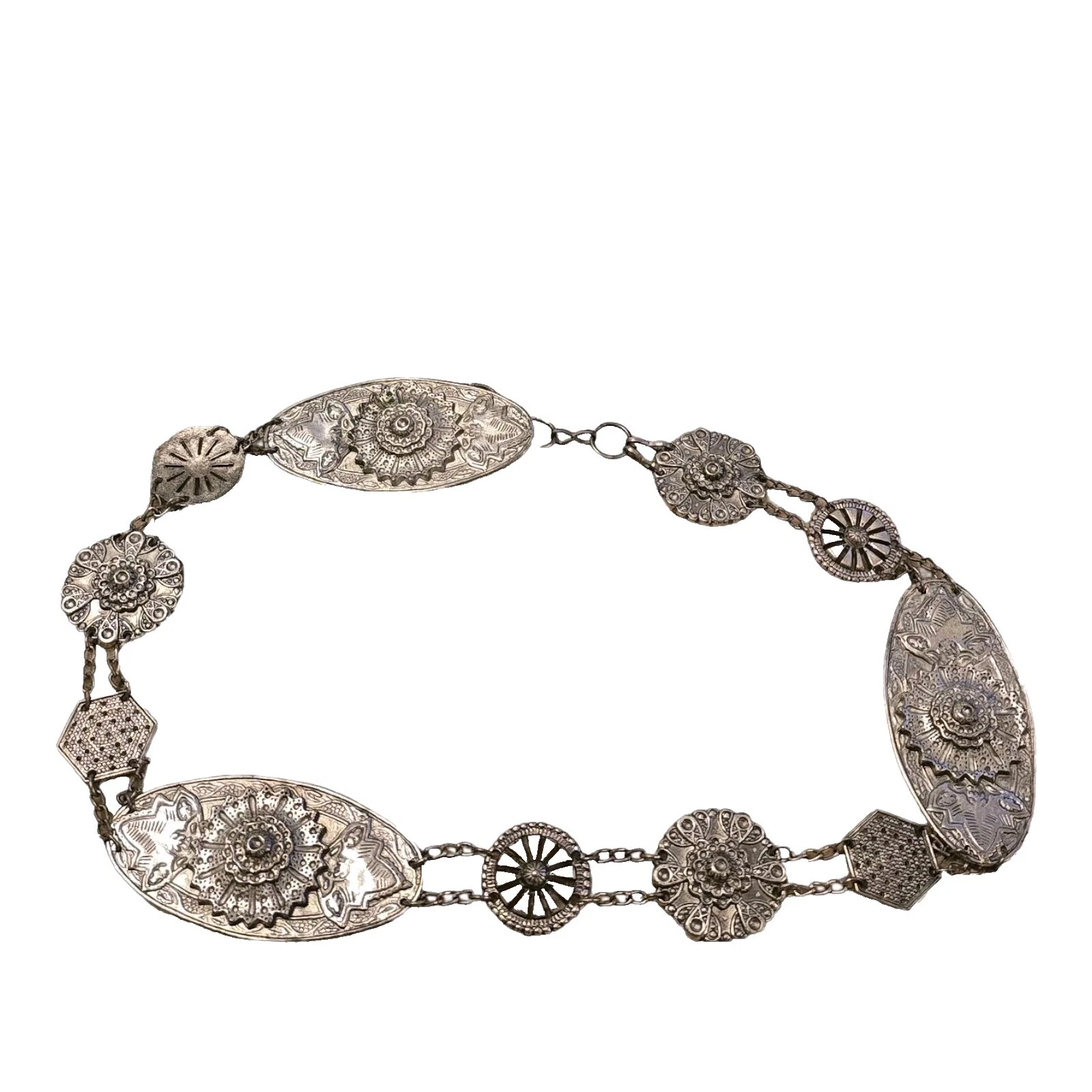 Cinturones Vintage Casual De Metal