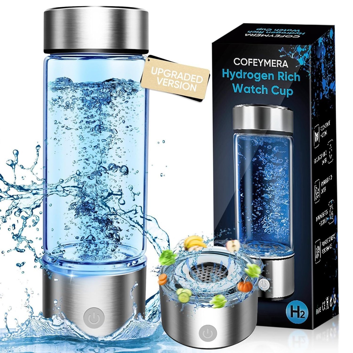 Upgraded Hydrogen Water Bottle, Version Ion Membrane Hydro Bottle