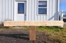 Hand Hewn Pine 72"  Rustic Barn Beam Fireplace Mantel 6 Foot length  6" by 8"
