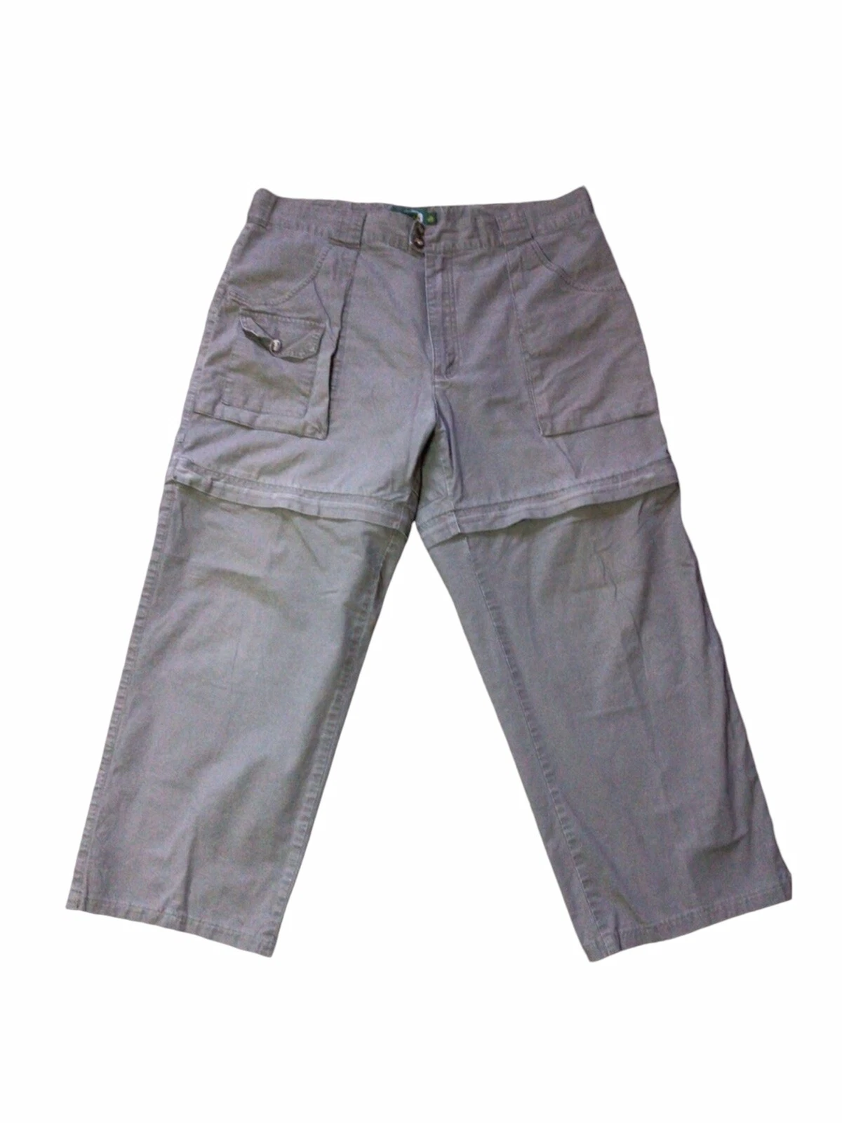Cabela’s Mens Convertible Pants Kahaki Size 36 X 25 (Tag Reads 38) Hiking