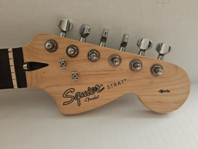 2012 Fender Squier Affinity Strat NECK + TUNERS Guitar Stratocaster Maple Parts
