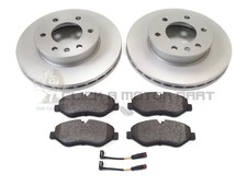 VW VOLKSWAGEN CRAFTER CR30 CR35 2.0 TDi & 2.5 TDi FRONT 2 BRAKE DISCS AND PADS