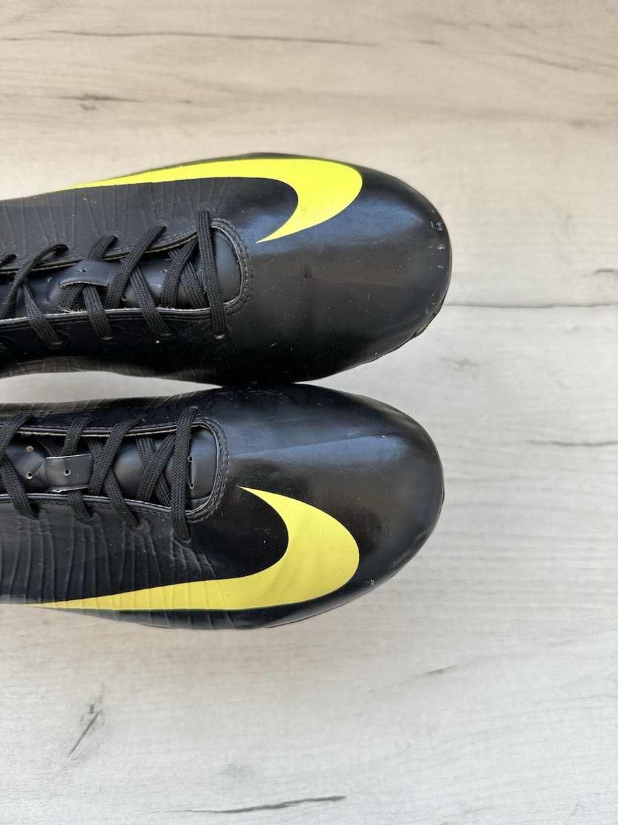 Nike Mercurial Vapor Superfly FG Black Volt Football Soccer Cleats