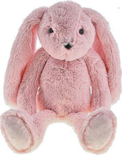 Peluche Doudous Lapin Rose. Personnalisée le Tee Shirt Texte et Prénom.
