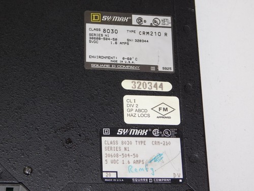 Square D SY/MAX 8030 CRM210 R 30608-504-50 Local Interface Processor Module Unit - Picture 4 of 4