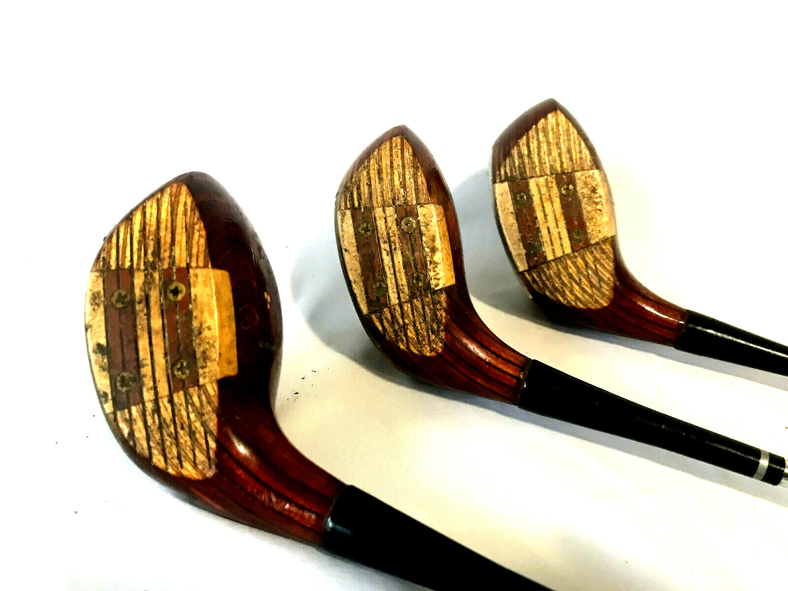 Wilson 4250 StrataBloc Golf Club Set of Woods 1 3 & 4 Steel RH Same Serial 's eBay