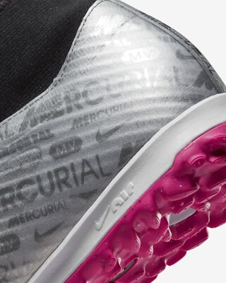 Nike Zoom Mercurial Superfly 9 Academy TF Silver Pink Men\'s 10.5 NEW FB8398-060 Nike Zoom Mercurial Superfly 9 Academy XXV FG main image 4