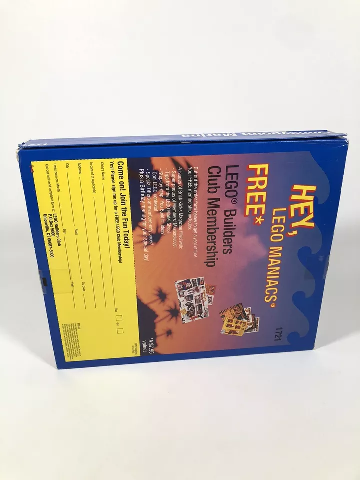 Lego System 1721 Sandypoint Marina RARE 3 Pack City Vintage - BRAND NEW SEALED ✅ - Image 4 of 4