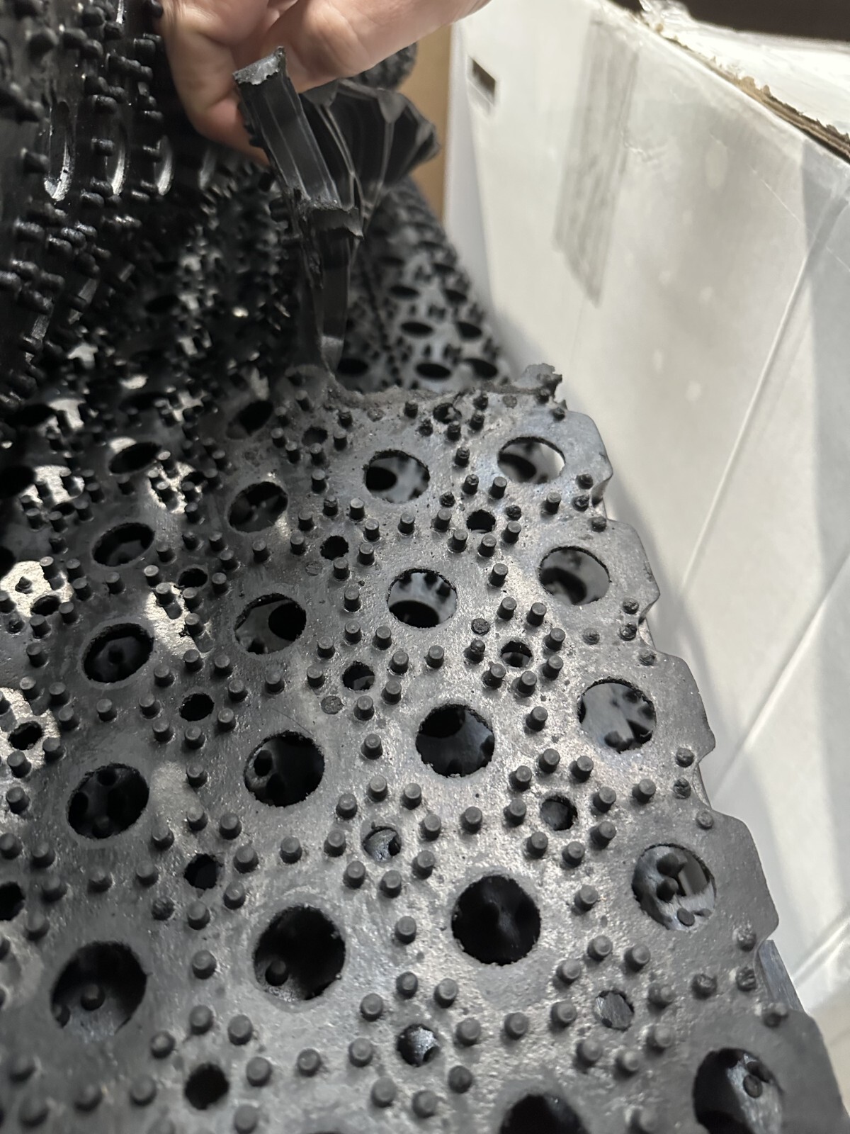 2x Rubber Grass Mats 23mm 1.5m x 1m Pegs & Ties Included (Transit