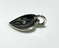 James Avery 925 Sterling Silver Crosslet Heart Charm