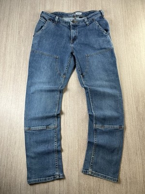 Carhartt Rugged Flex Double Front Relaxed Fit Jeans Damen 6 Short Blau 105110