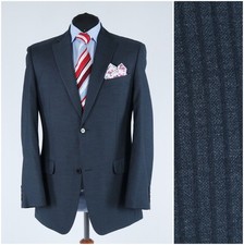 Mens Striped Grey Blazer 42R UK Size DIGEL Sport Coat Designer Jacket