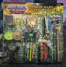 MOTU CLASSICS MASTERS OF UNIVERSE MATTY COLLECTOR WEAPONS PAK END OF WARS NEW