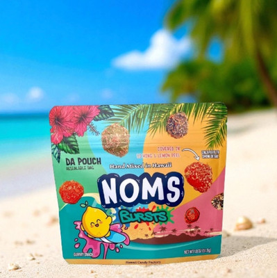 Hawaii Candy Factory | Noms Gushers - Da Pouch | Li Hing Lemon Peel Bursts |