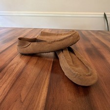 UGG Ascot Suede Moccasin Slip On Shoes in Chestnut Men's Size 11