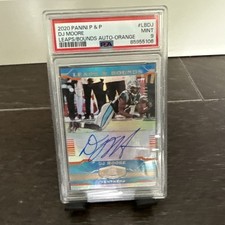 2020 Panini Plates & Patches - Leaps and Bounds Autographs D.J. Moore #LB-DJ...