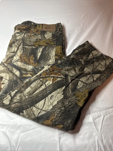 Redhead Realtree Camo AP Jeans Mens 44x30 Brown Hardwood Fall 100% Cotton Hunt
