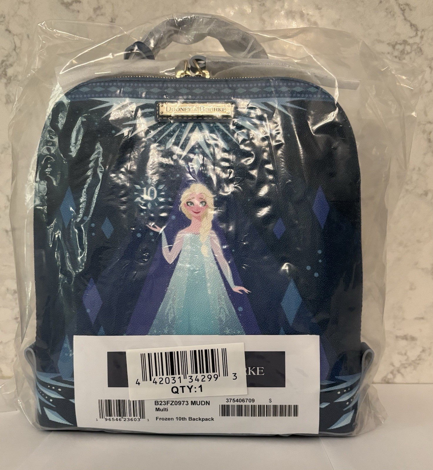 Disney Dooney & Bourke Frozen 10th Anniversary Backpack Read  display picture 1