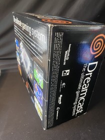 Sega Dreamcast Console Box Controller Paperwork Tested Works Great Demo Disc