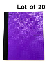 Lot of 20 Mead Five Star 2 Pocket  3 Prong Fasteners Folders School Purple