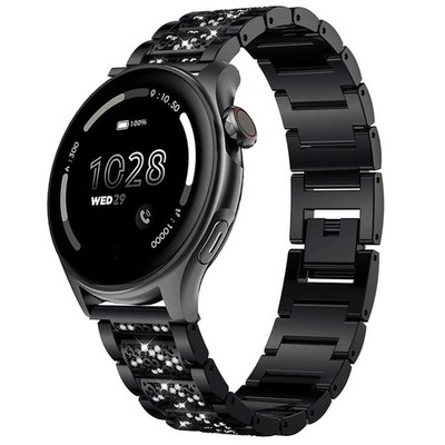 Compatible with Cubitt Viva Pro Smart Watch Band, 22mm size band, Black
