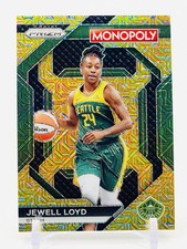 JEWELL LLOYD /500 GOLD MILLIONAIRE SHIMMER SP - 2024 WNBA Panini Prizm Monopoly