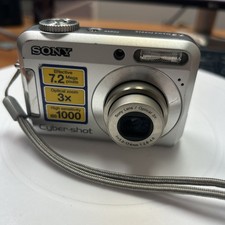 Sony Cyber-shot DSC-S650 7.2MP Digital Camera - Silver - For Parts