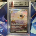 Pokémon Charizard EX SIR Holo 199/165 Scarlet & Violet 151 BGS 9
