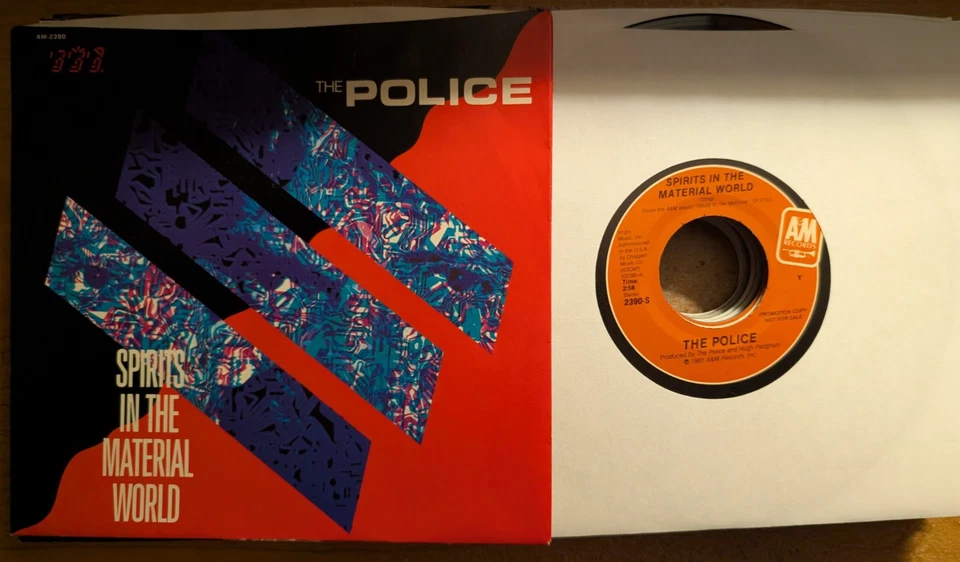 ROCK The Police Spirits In The Material World A&M 2390 1982 NM PROMO Pic Slv - Image 2 of 2