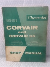 Vintage Corvair And Corvair 95 Shop Manual Chevrolet 1961