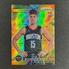 2024 Panini Prizm Reed Sheppard RC Fractal Orange Prizms /49#Z