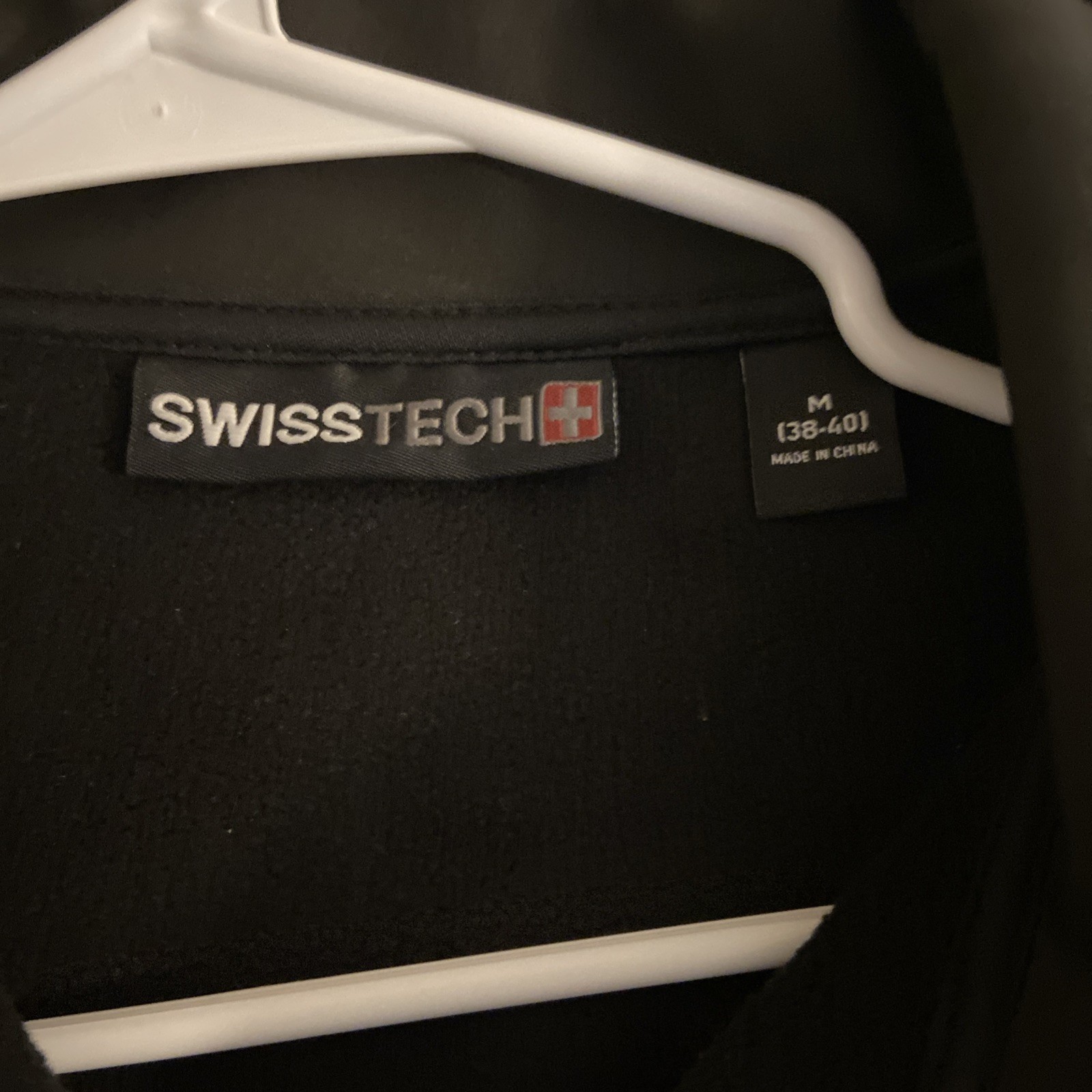 Black Swiss Tech Softshell Jacket - Size Medium (… - image 3